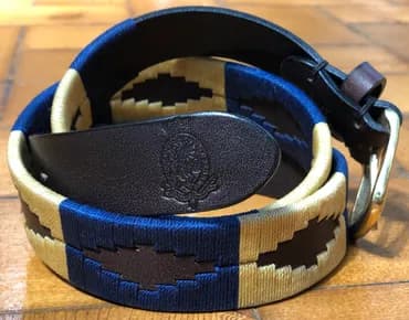 Bespoke belt with intricate stamp