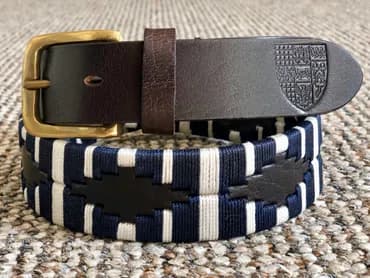 Bespoke belt with intricate stamp
